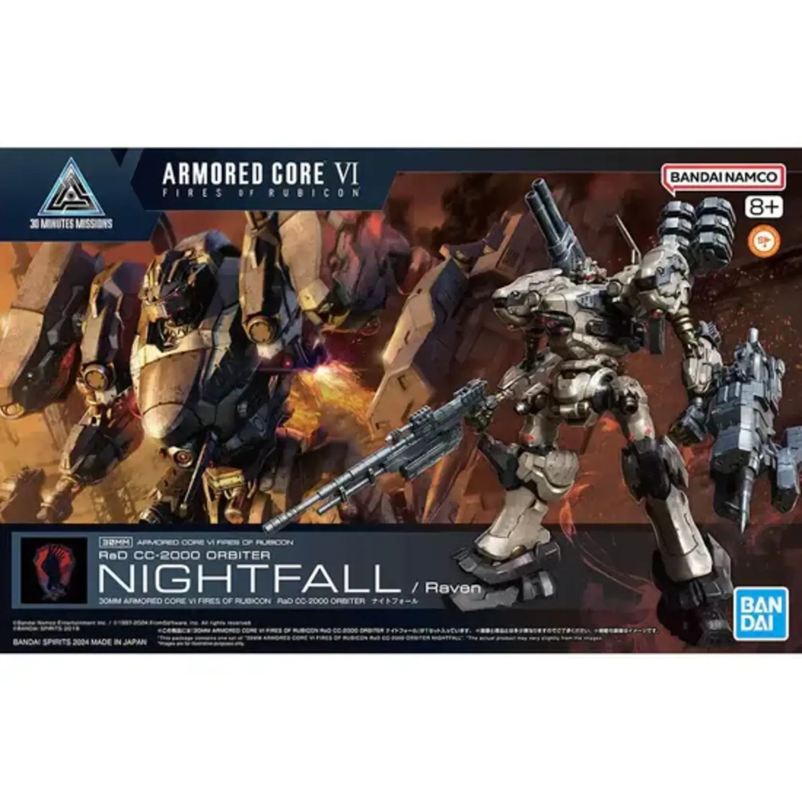 Bandai BAN2724573 Bandai 30 Minutes Missions x Armored Core VI RaD CC-2000 Orbiter / Raven's Nightfall "Armored Core VI Fires of Rubicon"