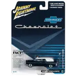 Johnny Lightning JLSP131 Johnny Lightning 1957 Chevy Hearse Blue Hobby Exclusive