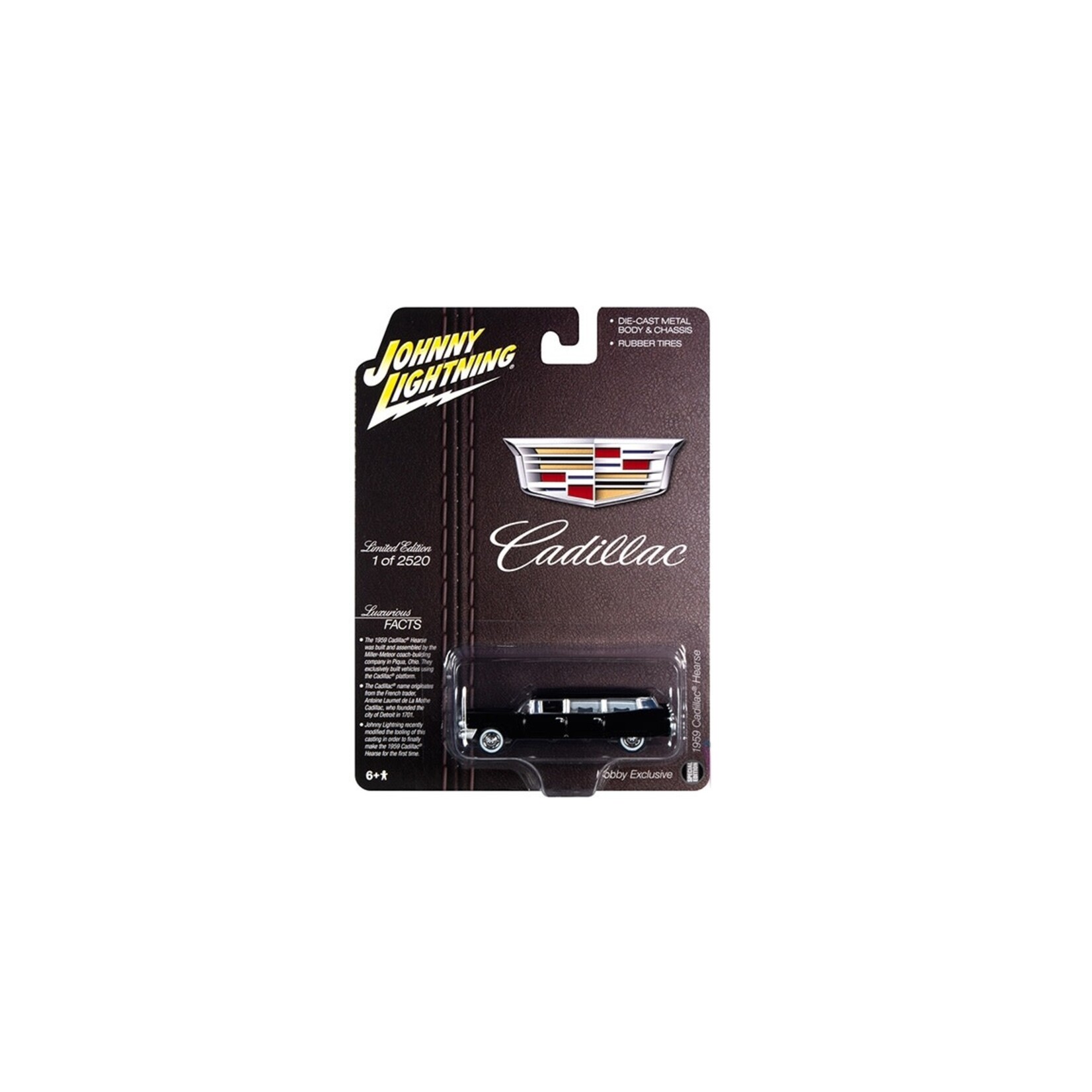 Johnny Lightning JLSP088 Johnny Lightning Hobby Exclusive 1959 Cadillac Hearse Black