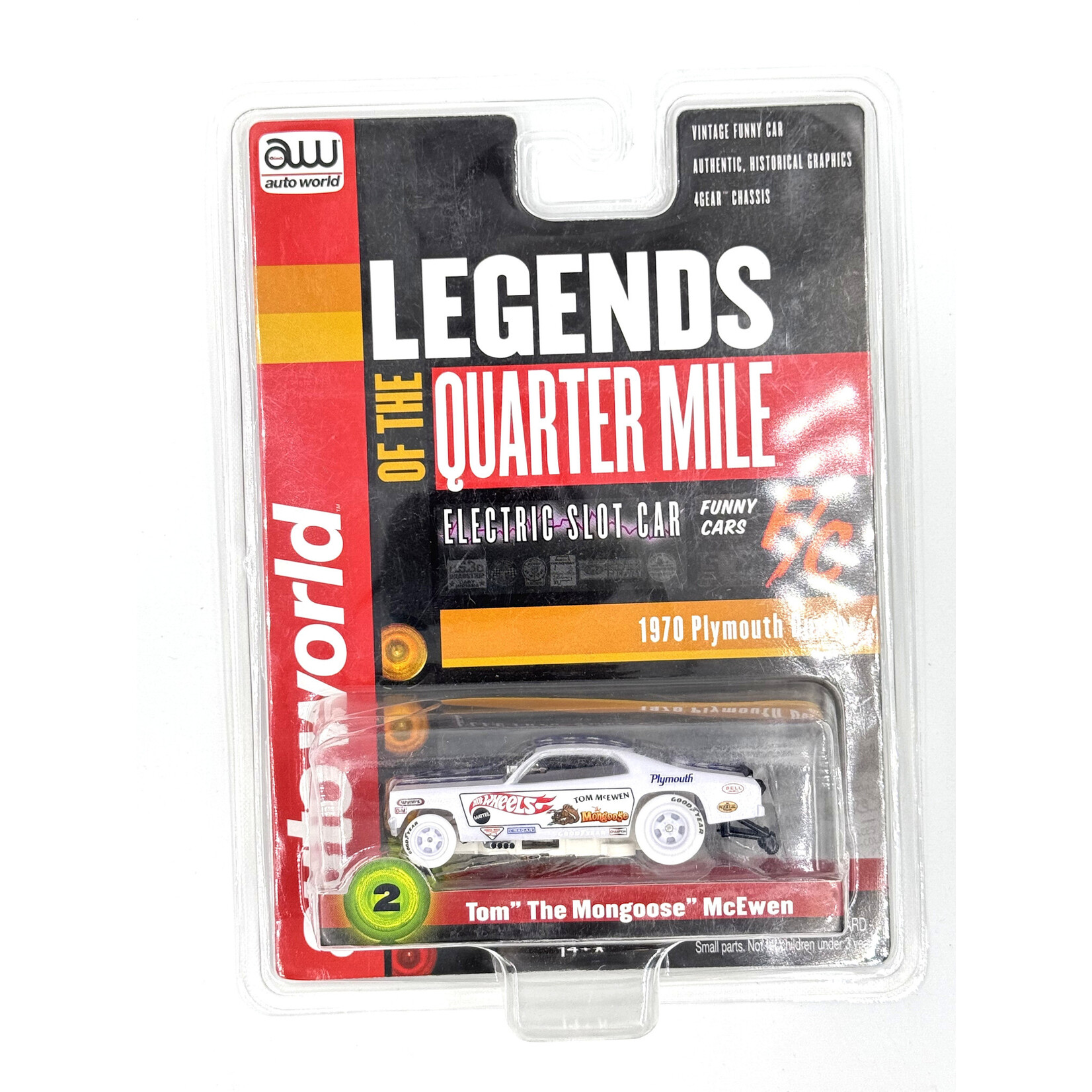 Auto World SC369-2-IW Auto World iWheels Xtraction Legends of the Quarter Mile Tom "The Mongoose" McEwen