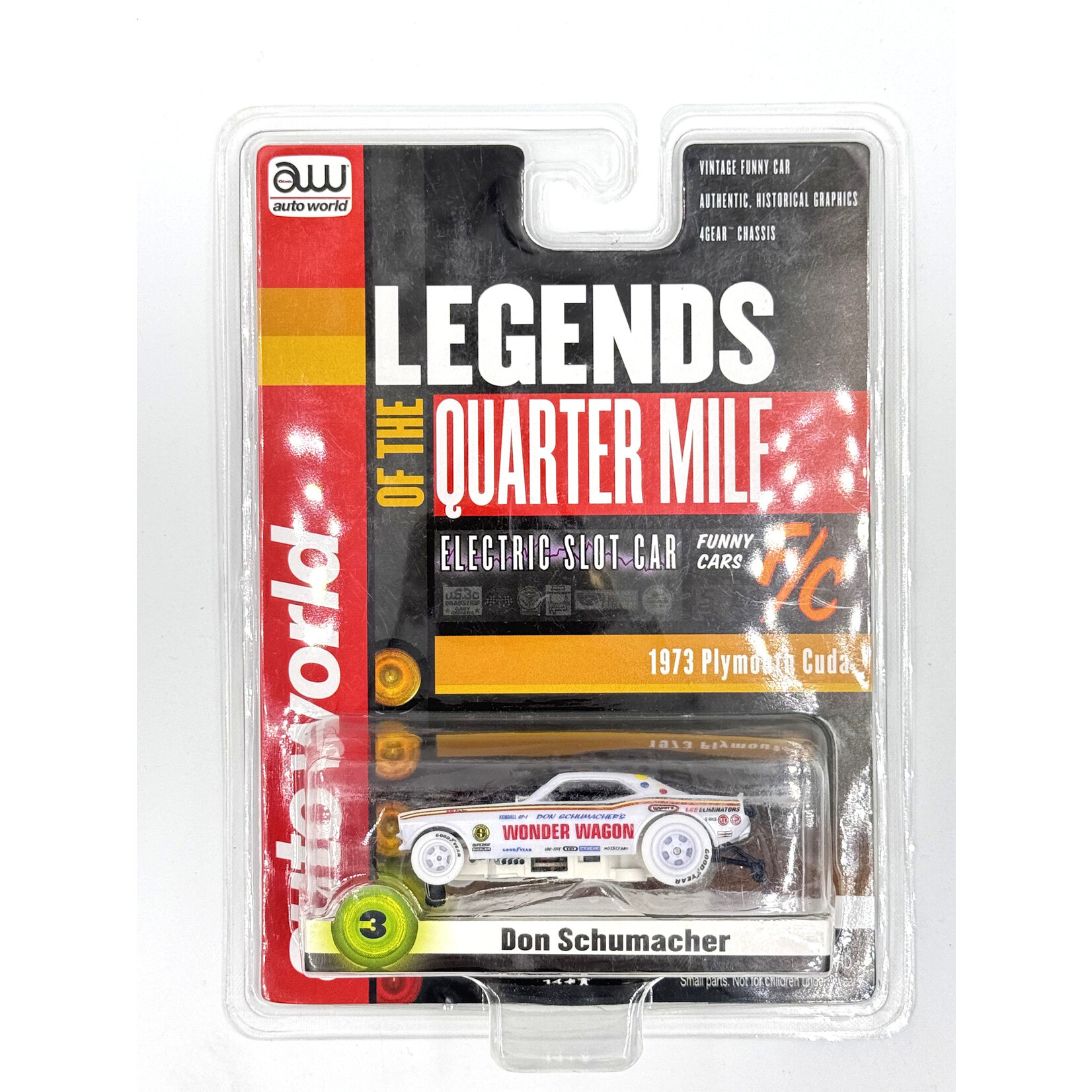 Auto World SC369-3-IW Auto World iWheels Xtraction Legends of the Quarter Mile Don Schumacher