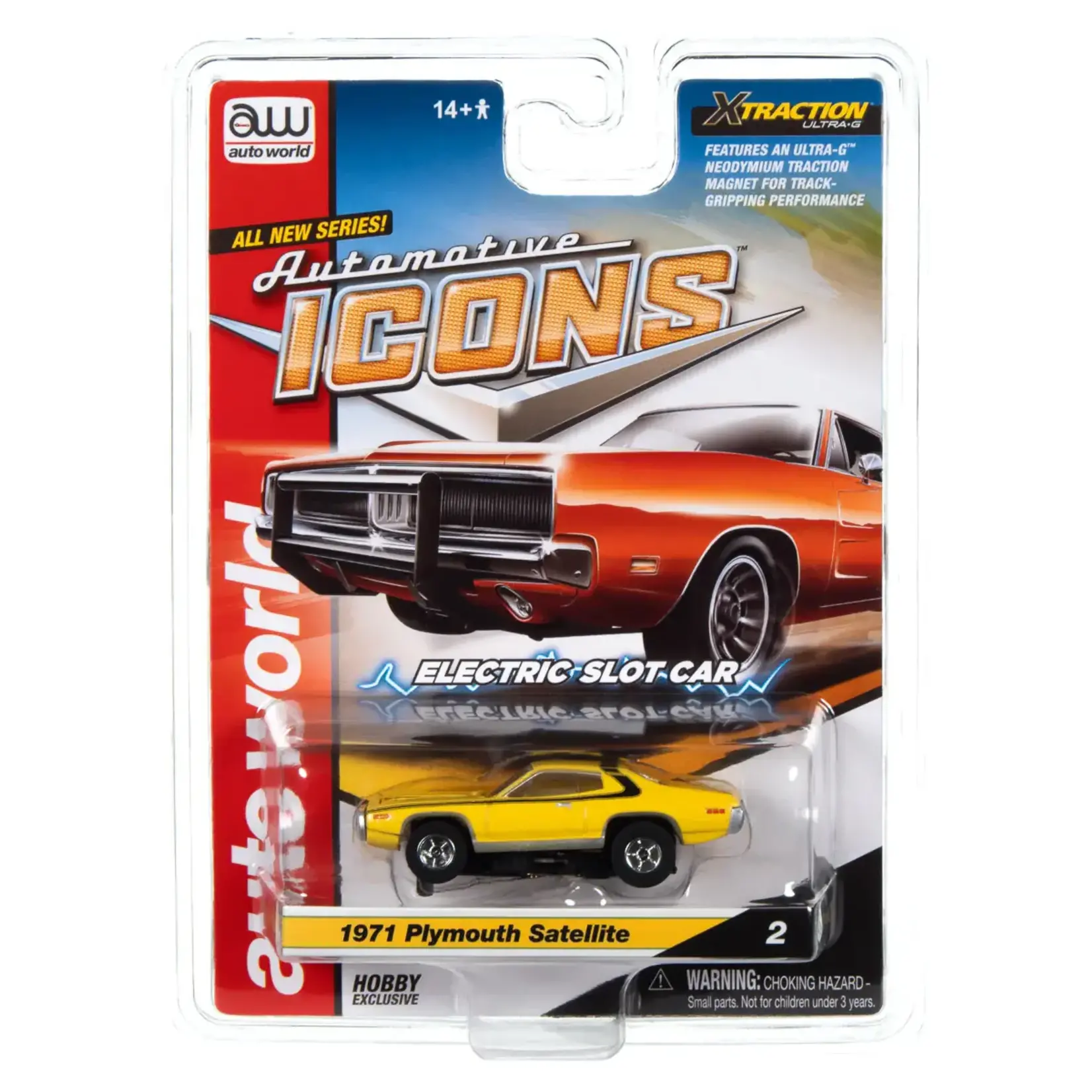Auto World SC401-2 Auto World Xtraction Automotive Icons 1971 Plymouth Satellite