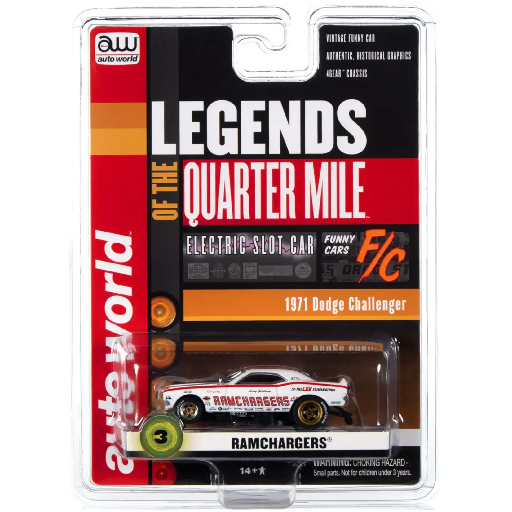 Auto World SC356-3 Auto World Xtraction Legends of 1/4 Mile 1971 Dodge Challenger