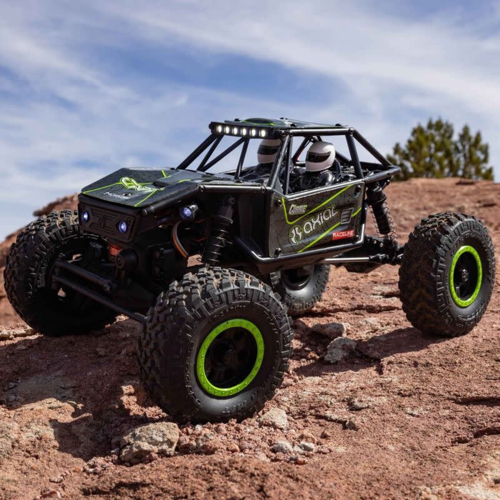 Axial AXI01002V2T1 Axial UTB18 Capra 1/18 4WD RTR, Black