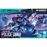 Bandai BAN2759290 Bandai HG MS-06-SSP Police Zaku "Gundam GQ" Plastic Model Kit