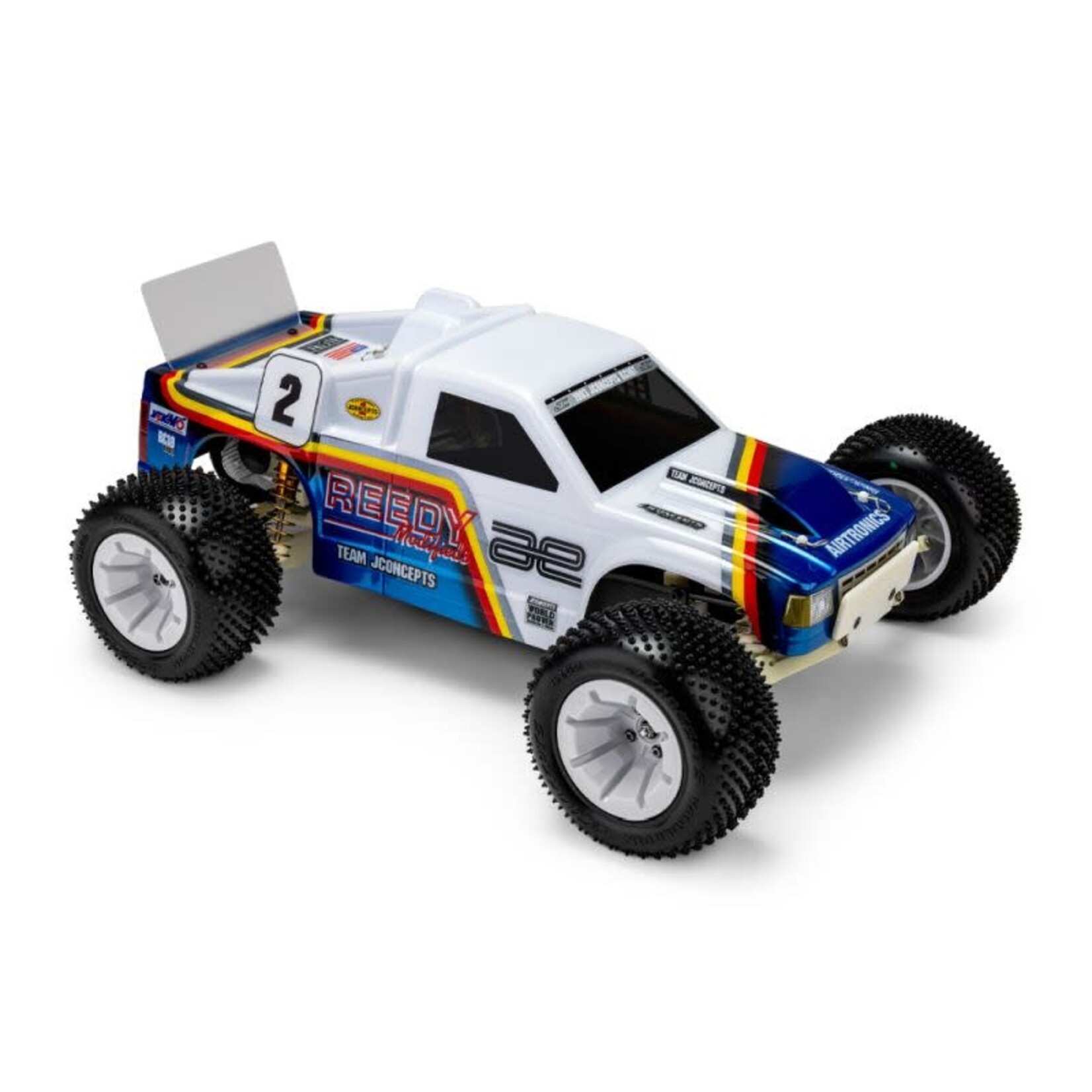 JConcepts JCO0660 JConcepts RC10T "1993 Winter Champs" Edition 1/10 Stadium Truck Body (Clear) (Narrow) w/Wing