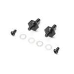 TLR TLR-1054 TLR Front Axle Set, Aluminum, Black, 12mm: 22S Sprint