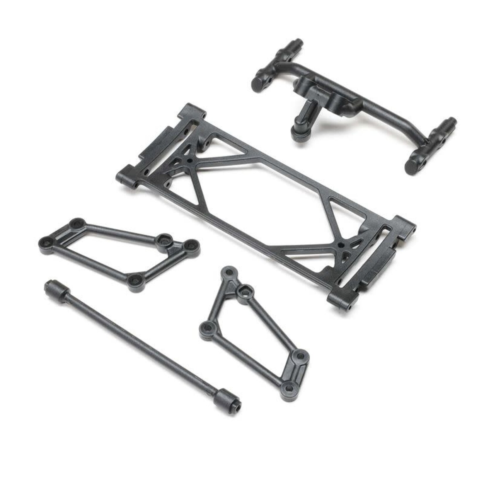 Losi LOS-2423 Losi Front Wing Mount Set, Black: 22S Sprint