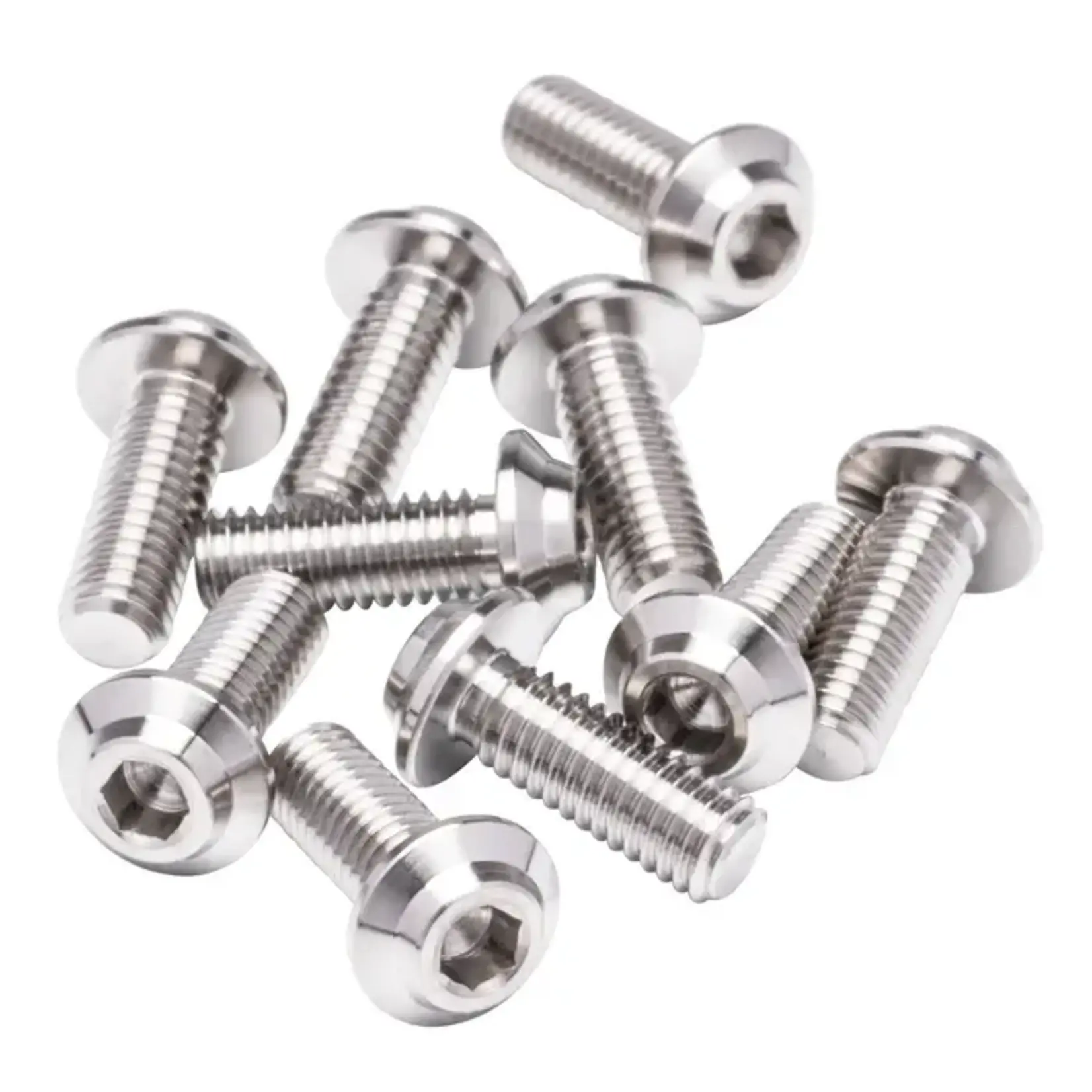 1UP 1UP72104-10 1UP Racing Pro Duty Titanium Screws - LowPro Head - M2x4 - 10pcs