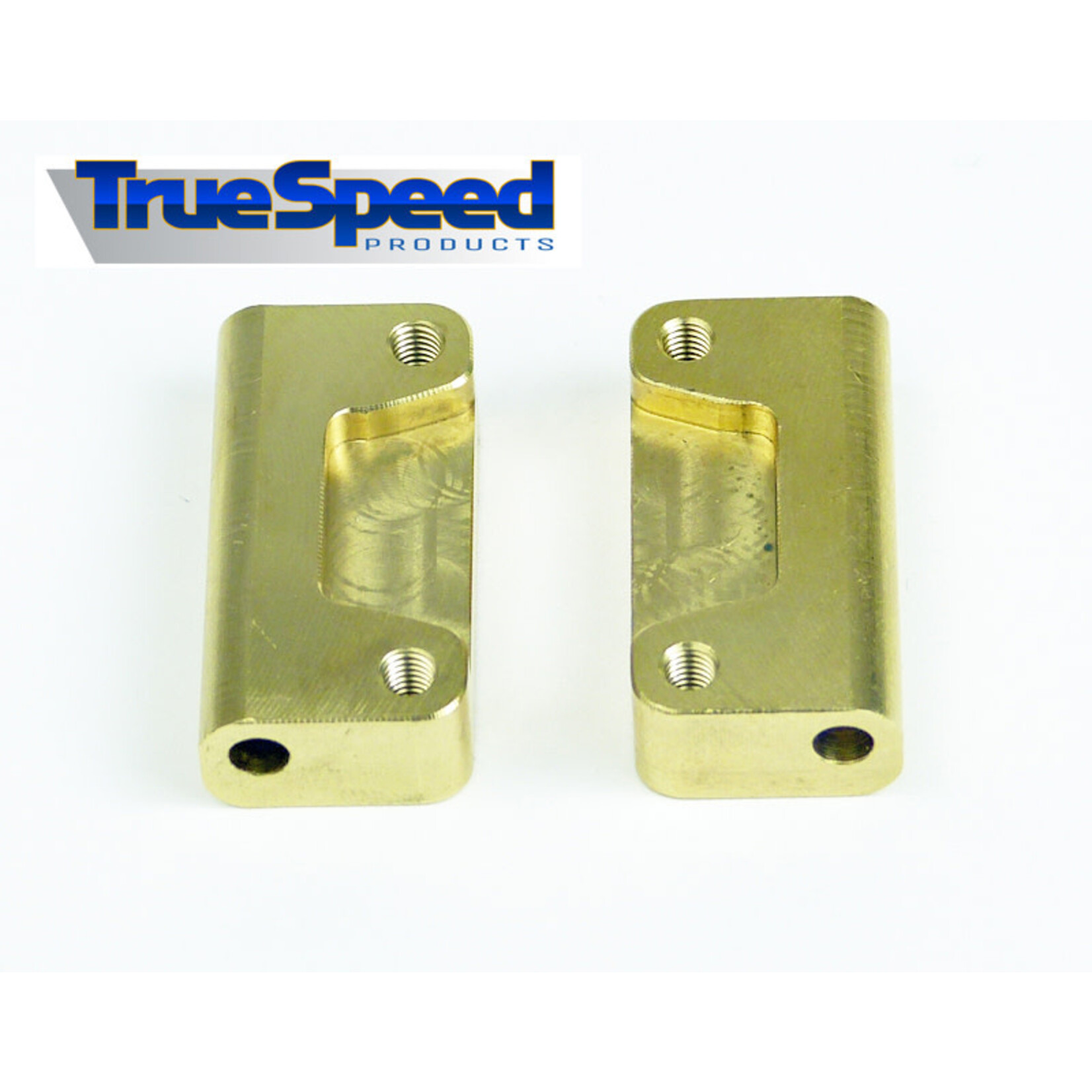 Custom Works RC Products CW2451 Custom Works Brass V2 Rear Suspension Mount (pr)