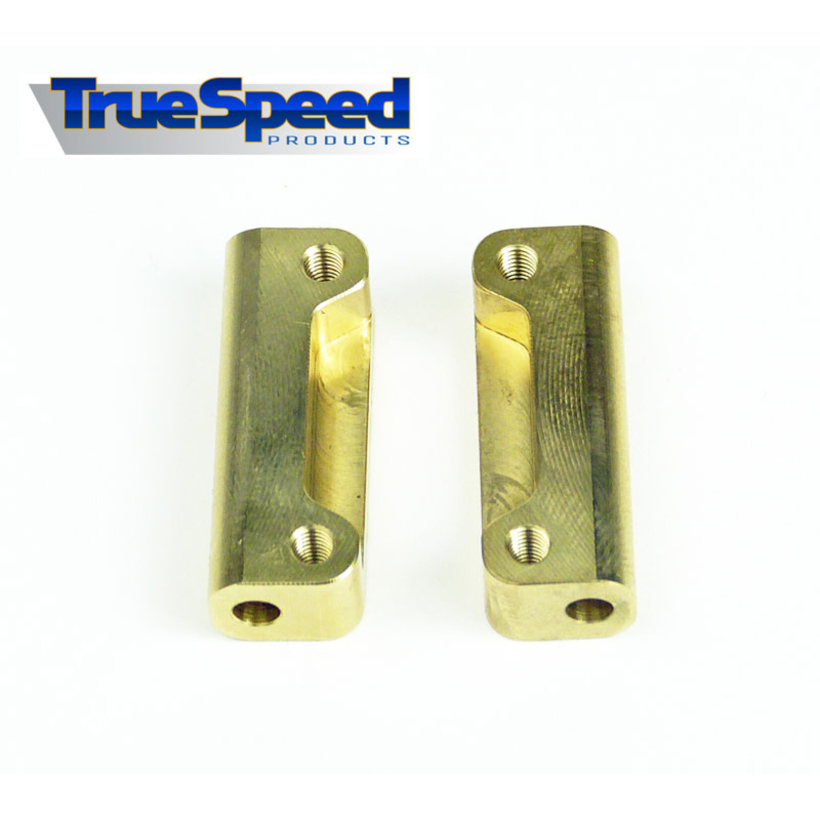 Custom Works RC Products CW2450 Custom Works Brass Narrow Rear Suspension Mount (pr)