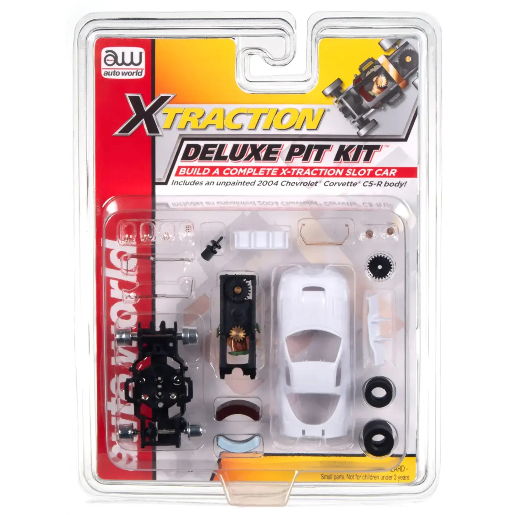Auto World Auto World X-Traction Deluxe Pit Kit (2004 Chevrolet Corvette C5-R Body)