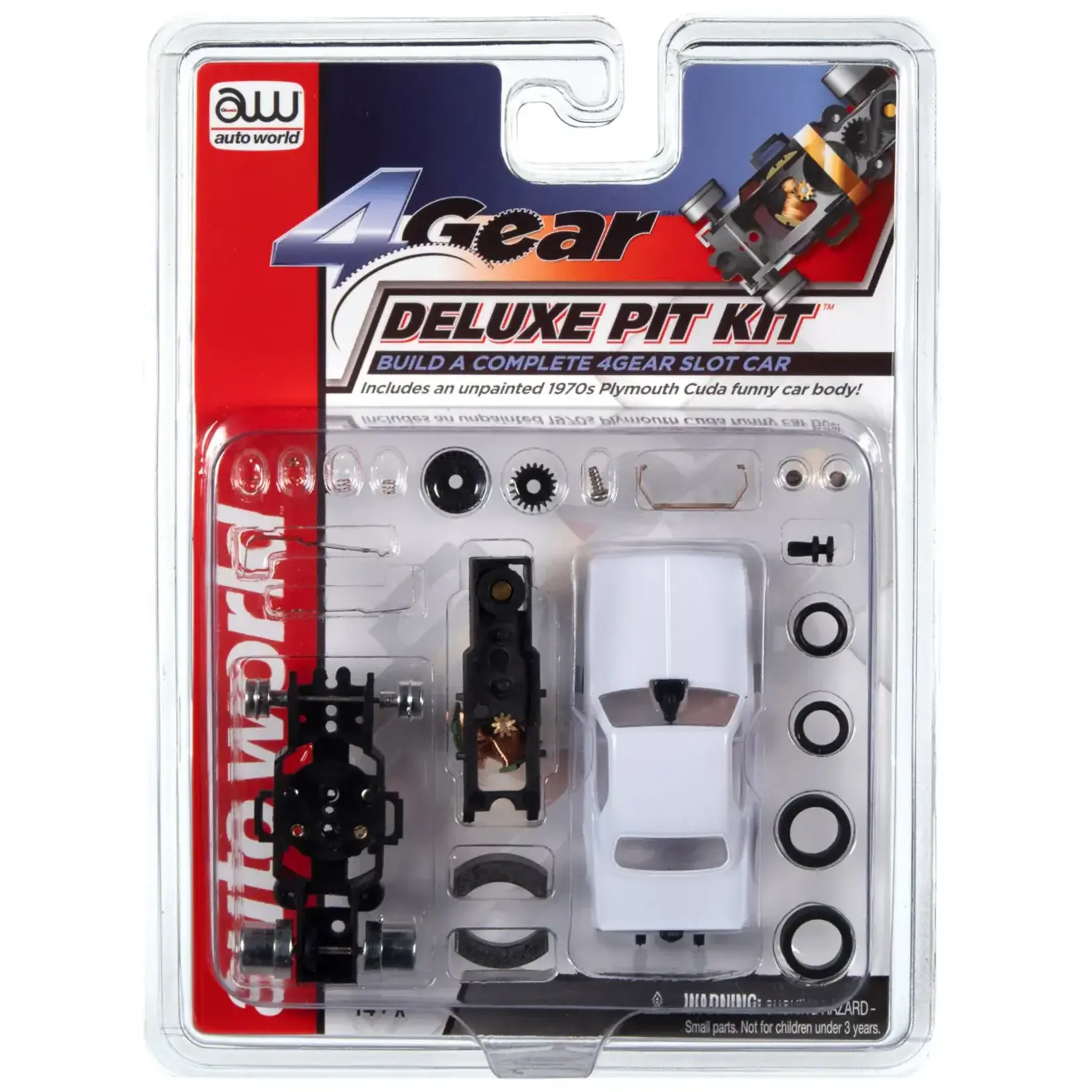 Auto World TRX106 Auto World 4 Gear Deluxe Pit Kit (w/Plymouth Funny Car Body)