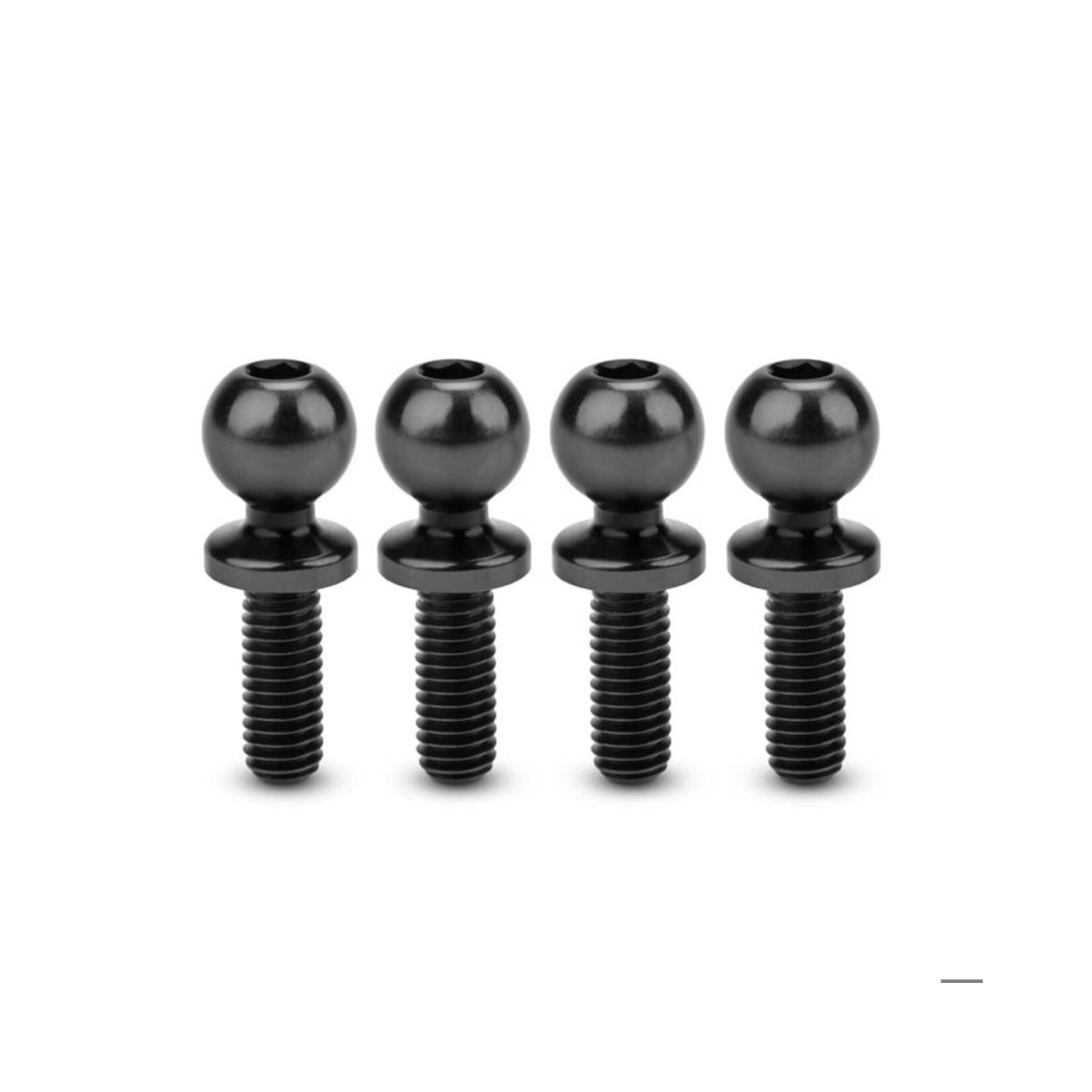 JConcepts JCO5133-2 JConcepts 5.5mm Revolved Titanium Ball Studs (Black) (4) (8mm)