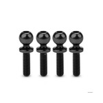 JConcepts JCO5134-2 JConcepts 5.5mm Revolved Titanium Ball Studs (Black) (4) (10mm)