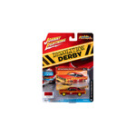 Johnny Lightning JLSF018A-4 Johnny Lightning  1967 Ford Fairlane Stock Car Demolition Derby Gloss Red