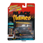 Johnny Lightning JLSF013B-2 Johnny Lightning 1960 Ford Country Squire (Flat Black w Flames)