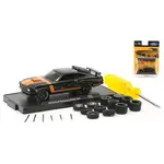 M2 Machines 34001-R08-02 M2 Machines Auto Wheels 1970 Ford Mustang BOSS 302 (Black/Orange)