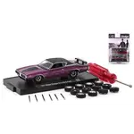 M2 Machines 34001-R08-03 M2 Machines Auto Wheels 1971 Dodge Charger R/T 440 (Purple/Black)