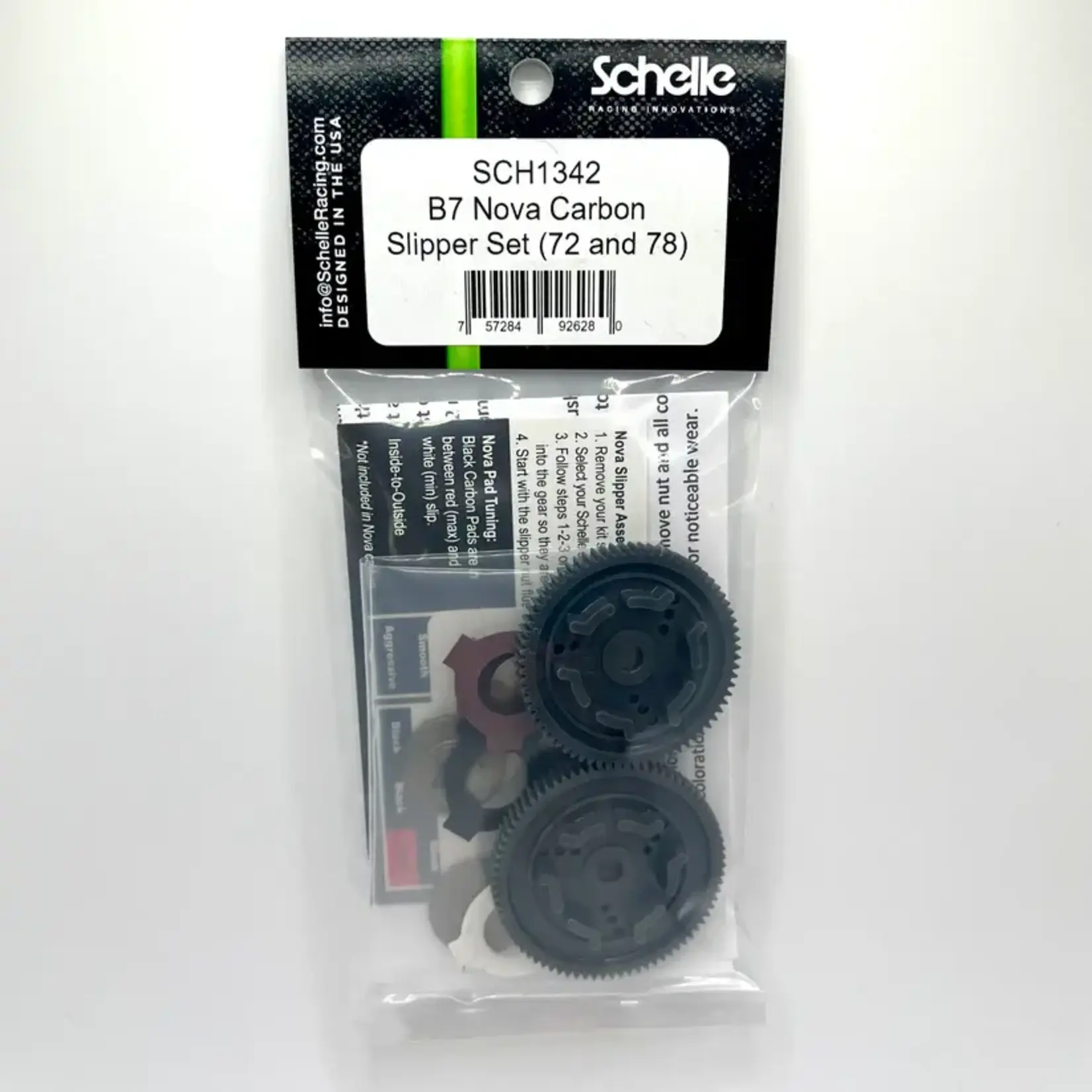 Schelle SCH1342-HA Schelle B7 Nova Carbon Slipper Set (72t, 75t)