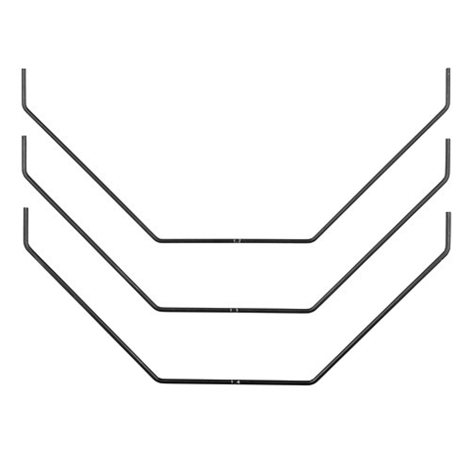 Team Associated ASC71204 RC10T7 Rear Anti-Roll Bar Set