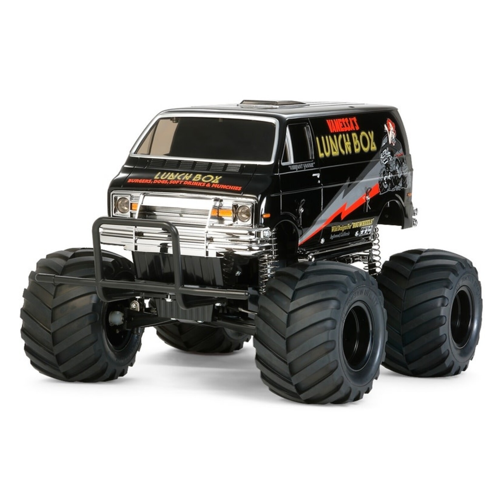 Tamiya TAM58546 Tamiya Lunch Box "Black Edition" 2WD Electric Monster Truck Kit