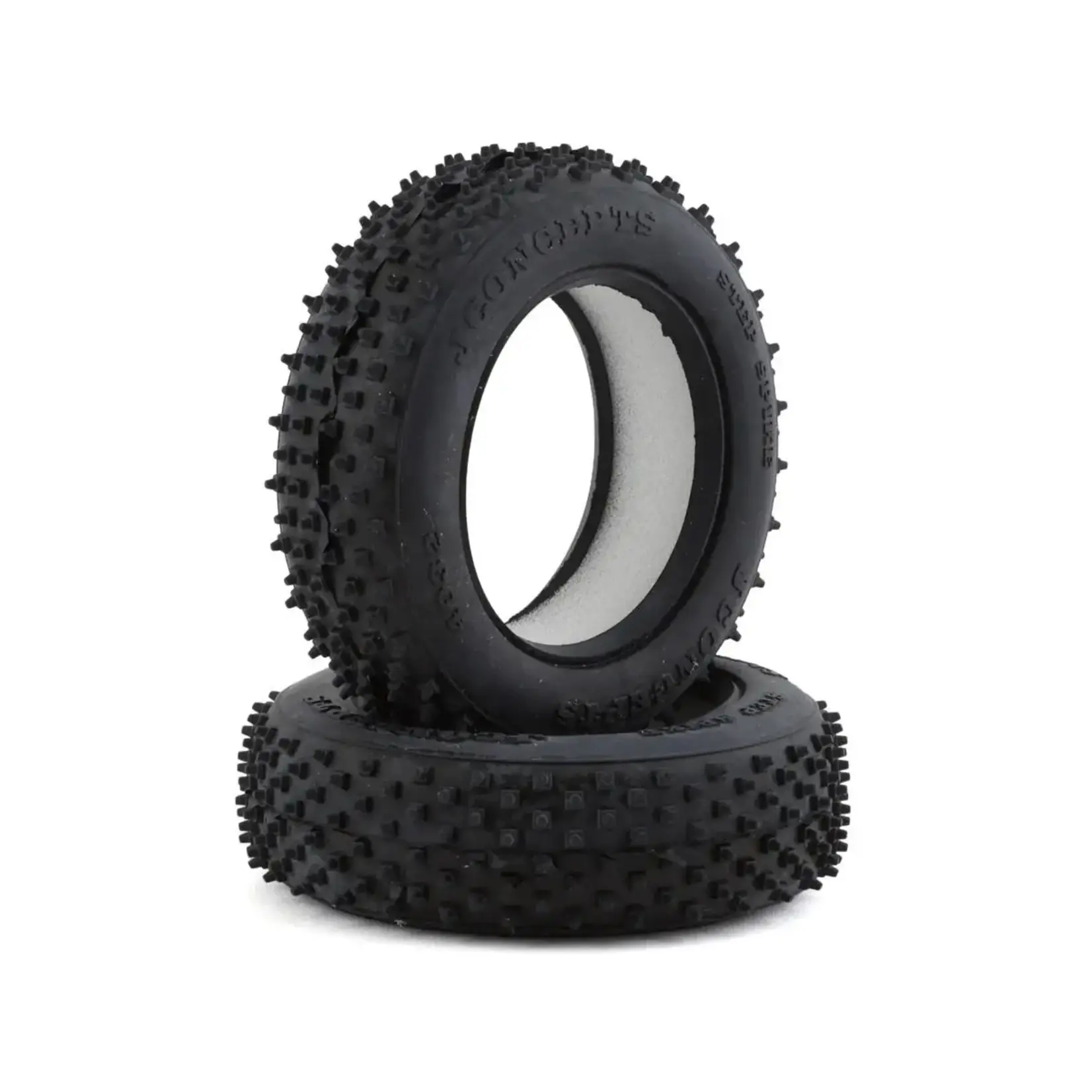 JConcepts JCO4032-02 JConcepts Step Spike 1.9" Front 2WD Buggy Tires (2) (Green)