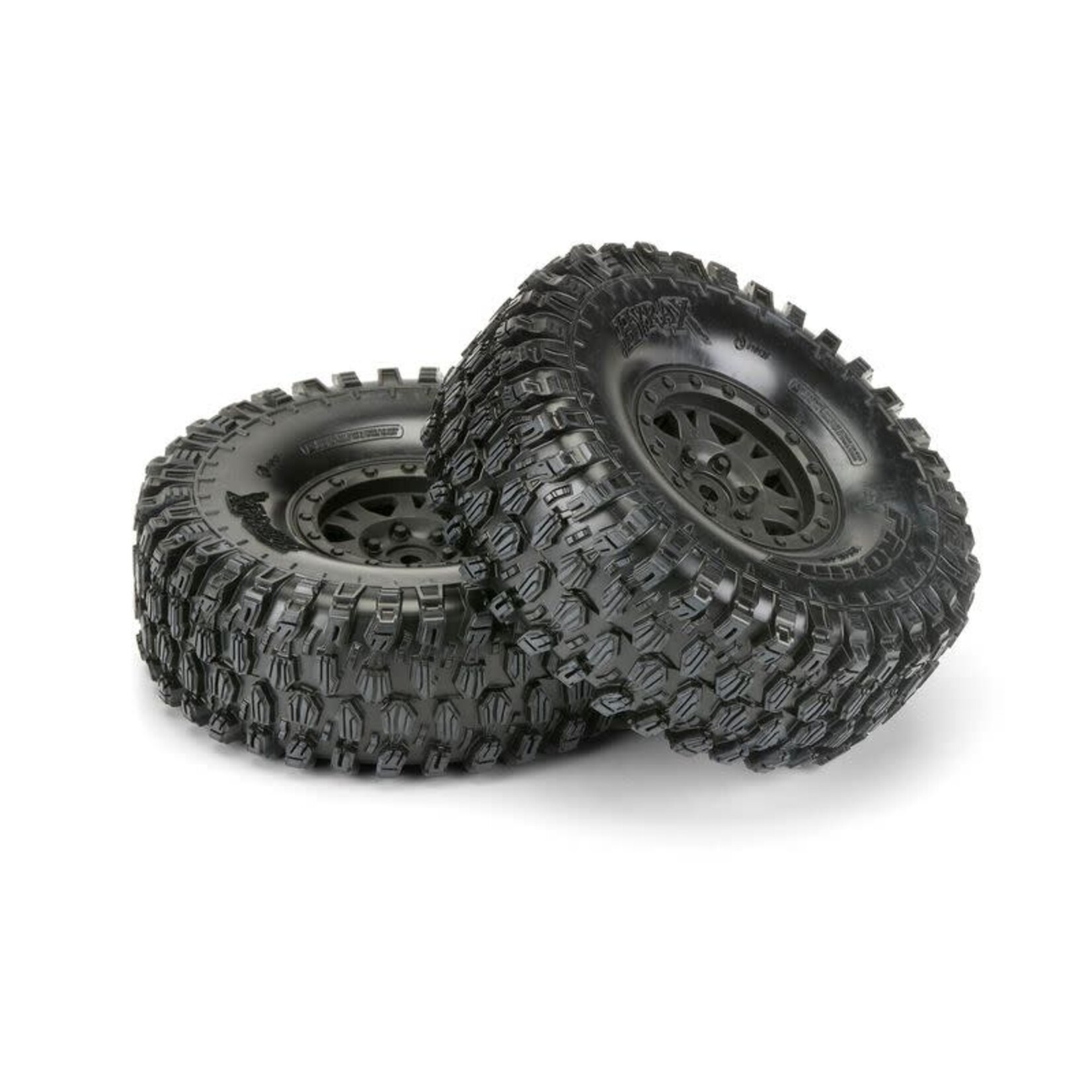 Pro-line Racing PRO1012810 Pro-Line Hyrax 1.9" Tires w/Impulse Wheels (Black) (2) w/12mm Hex