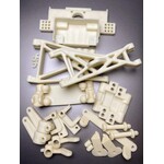 Fan RC FR-002 FanRC Plastic Set, White Fits RC10T