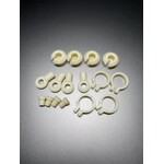 Fan RC FR-003 FanRC Shock Plastic Parts,  For 4 Shocks Fits RC10