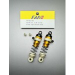 Fan RC FR-005.056 FanRC Shock Kit, 0.56 Stroke, Golden Body & Black Cap Fits RC10