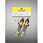 Fan RC FR-005.071 FanRC Shock Kit, 0.71 Stroke, Golden Body & Black Cap Fits RC10