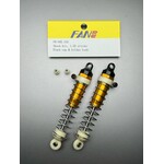 Fan RC FR-005.102 FanRC Shock Kit, 1.02 Stroke, Golden Body & Black Cap Fits RC10