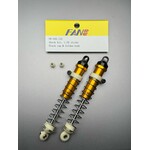 Fan RC FR-005.132 FanRC Shock Kit, 1.32 Stroke, Golden Body & Black Cap Fits RC10