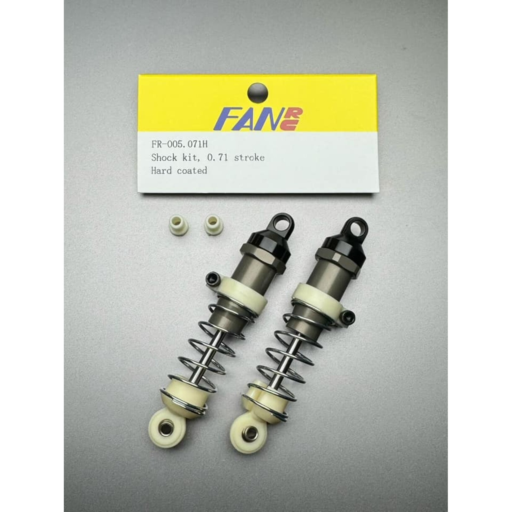 Fan RC FR-005.071H FanRC Shock Kit, 0.71 Stroke, Hard Coated Fits RC10