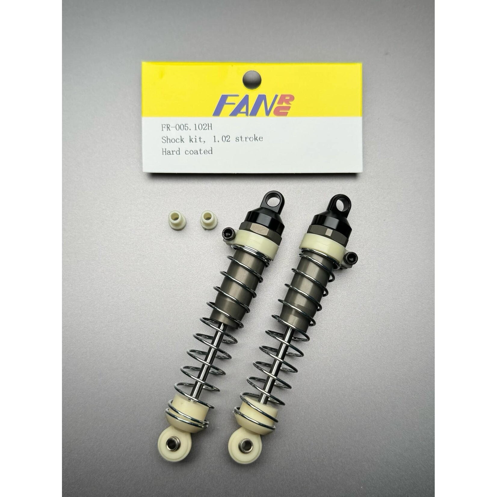 Fan RC FR-005.102H FanRC Shock Kit, 1.02 Stroke, Hard Coated Fits RC10