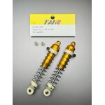 Fan RC FR-005.102G FanRC Shock Kit, 1.02 Stroke, Golden Body & Golden Cap Fits RC10