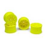 JConcepts JCO3466Y JConcepts Pioneer 2.2 Rear Buggy Wheels (Yellow) (4) w/12mm Hex