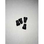 Fan RC FR-0002B FanRC Shock Bushings, Worlds Black Fits RC10