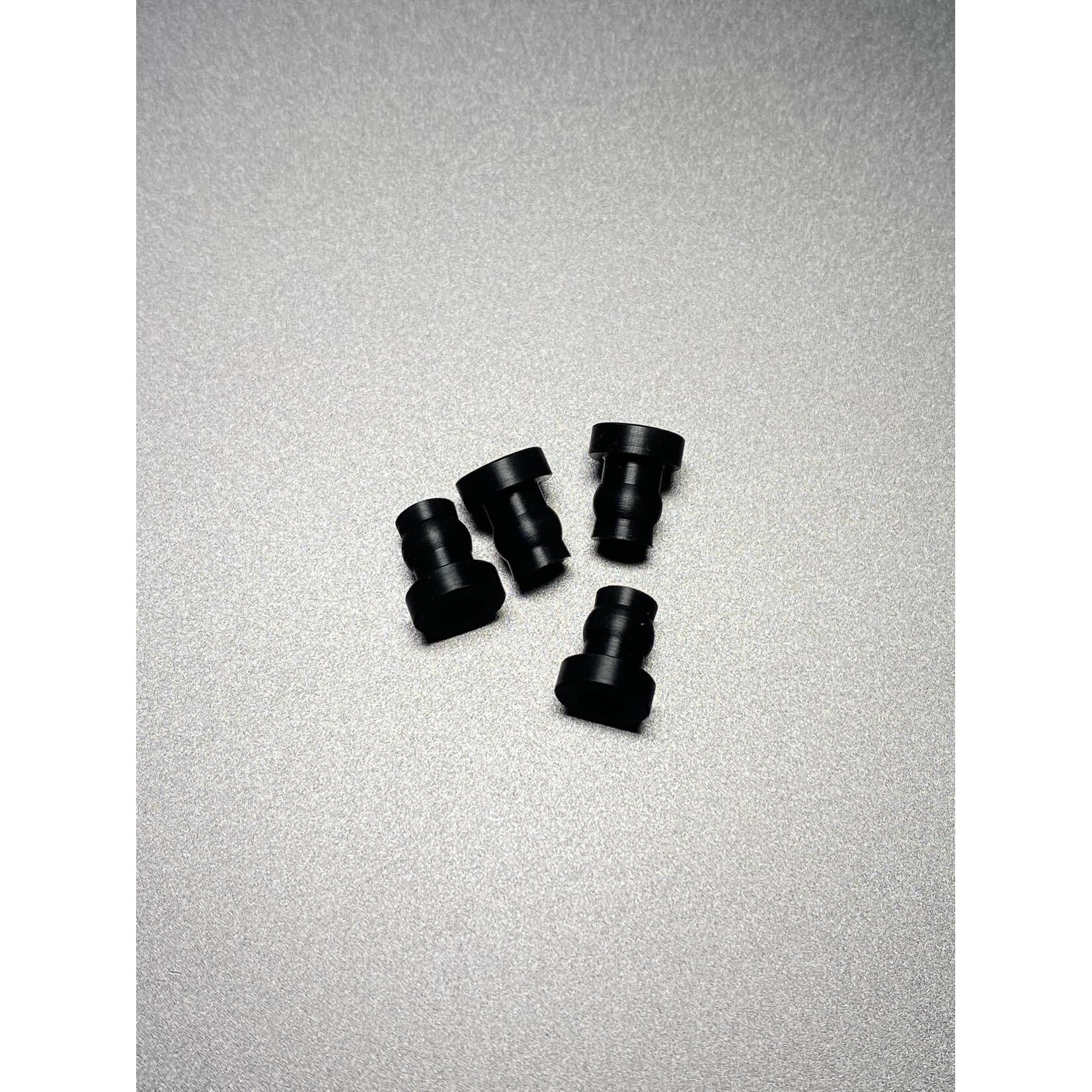 Fan RC FR-0002B FanRC Shock Bushings, Worlds Black Fits RC10