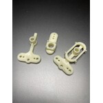 Fan RC FR-0035 FanRC Steering Bellcranks, Stampa Style, White Fits RC10