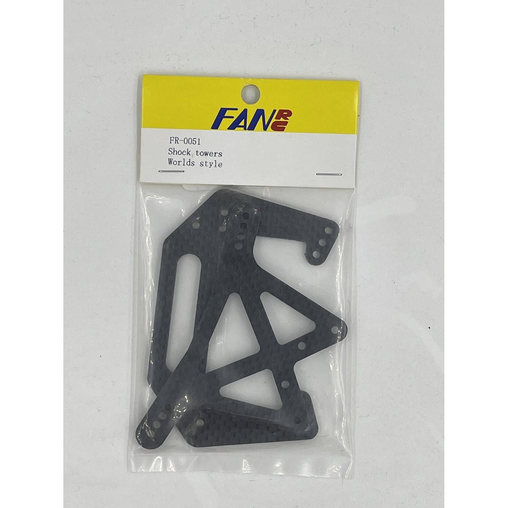 Fan RC FR-0051 FanRC Worlds Carbon Fiber Front Shock Tower, Worlds Fits RC10