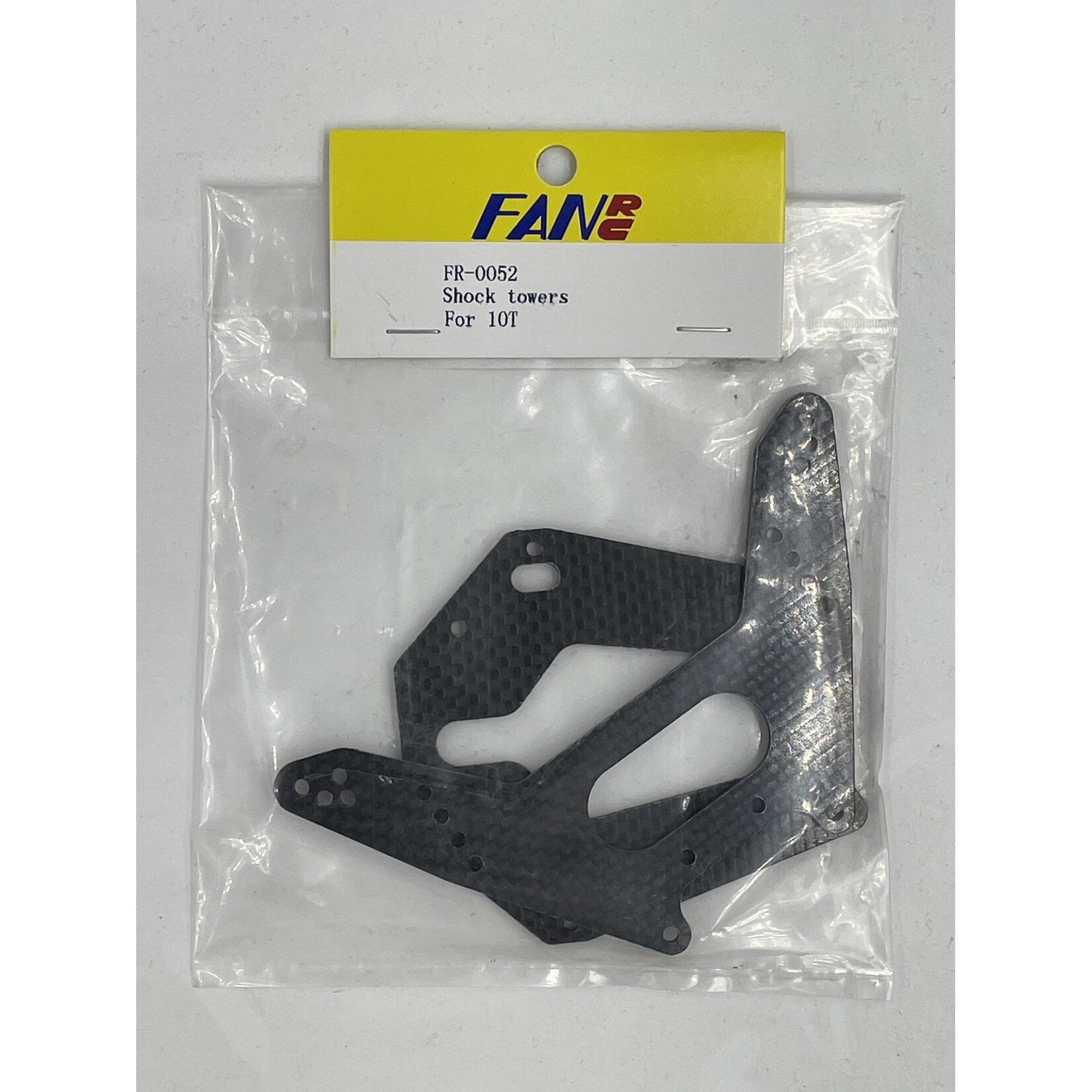 Fan RC FR-0052 FanRC Worlds Carbon Fiber Front Shock Tower, Worlds Fits RC10T