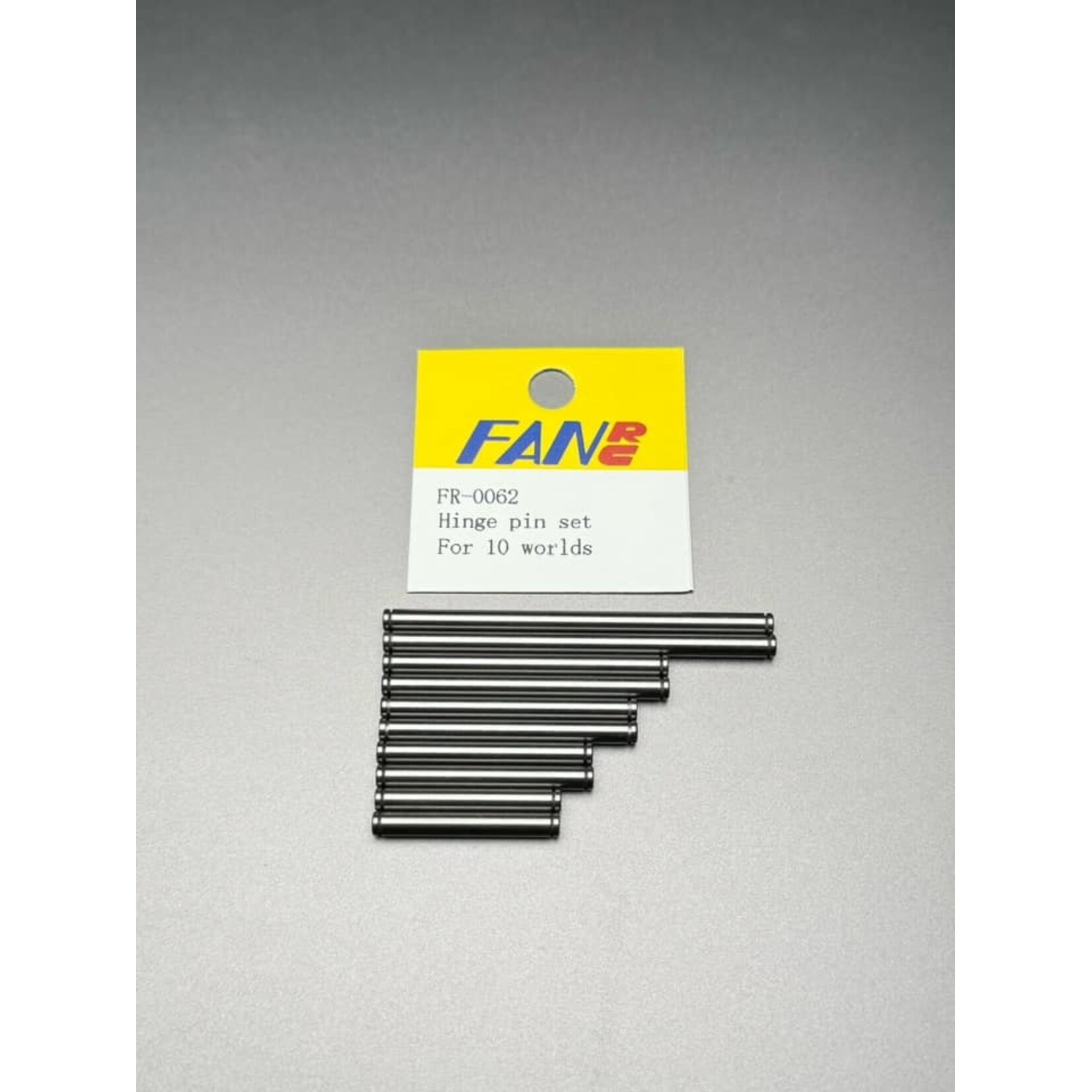 Fan RC FR-0062 FanRC Hinge Pin Set, For Worlds Fits RC10