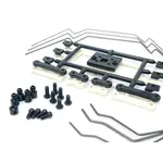 JC Racing Products JCS-0151-I JC Racing Long Arm RC10, JC10 Front and Rear Roll Bar Kit