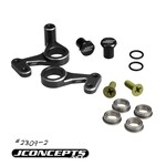 JConcepts JCO2309-2 JConcepts RC10 Classic Aluminum Steering Bell Crank (Black)