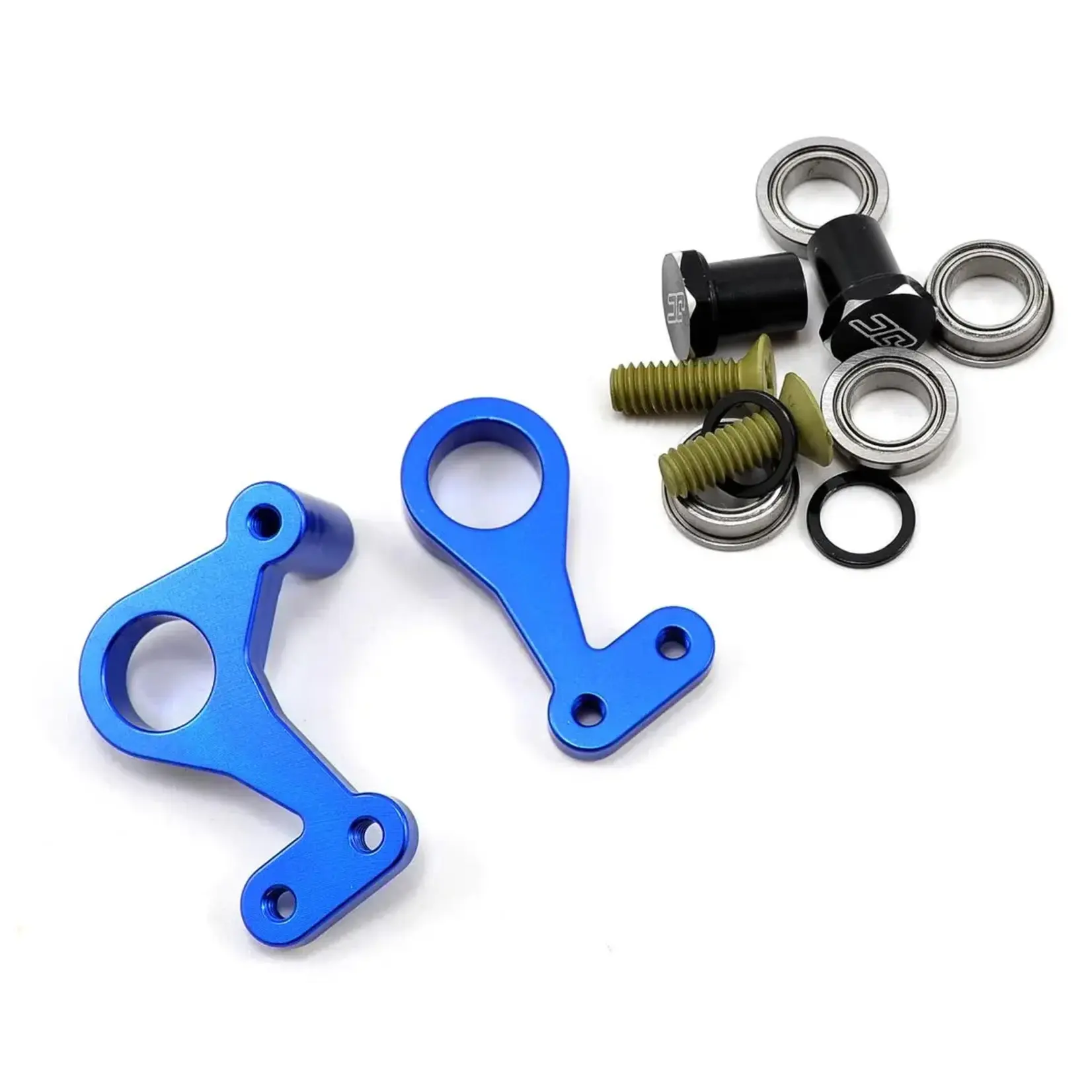 JConcepts JCO2309-1 JConcepts RC10 Classic Aluminum Steering Bell Crank Set (Blue)