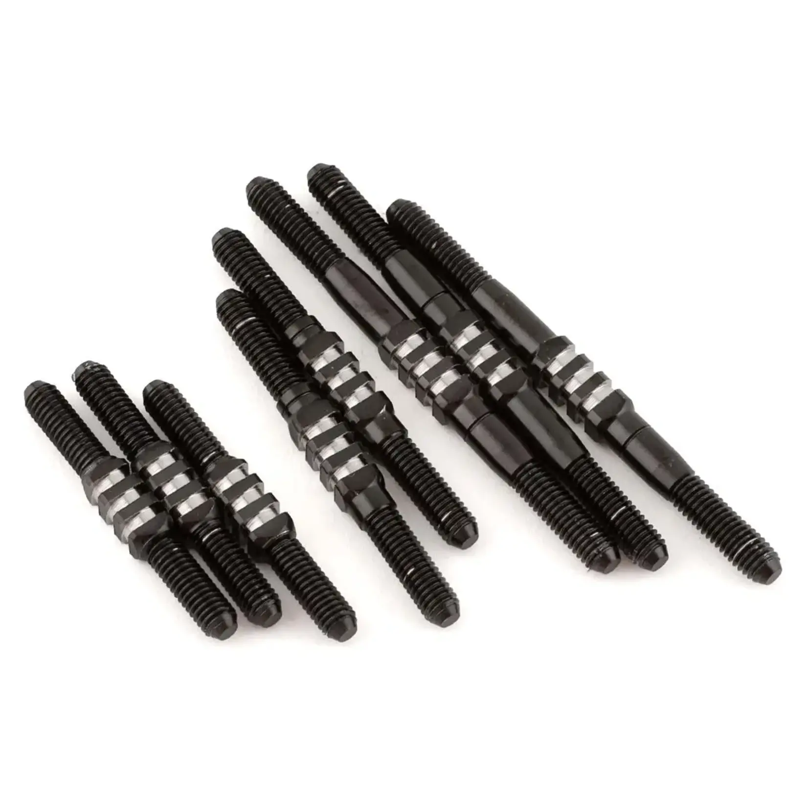 JConcepts JCO2228-2 JConcepts RC10 Classic Fin Titanium Turnbuckle Set (8) (Black)