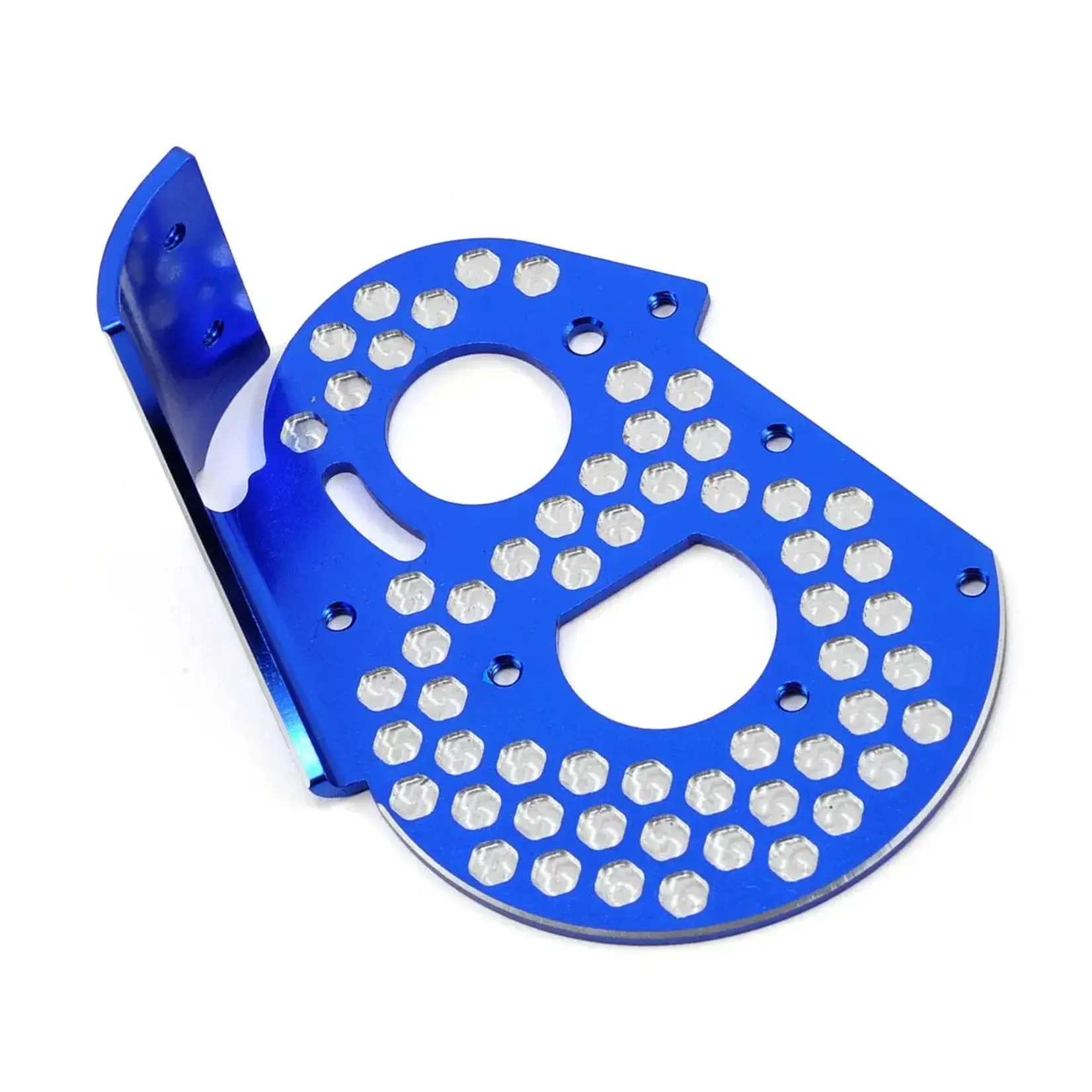 JConcepts JCO2319-1 JConcepts RC10 Classic Aluminum Honeycomb Rear Motor Plate (Blue)