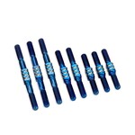 JConcepts JCO2228-1 JConcepts RC10 Classic Fin Titanium Turnbuckle Set (8) (Blue)